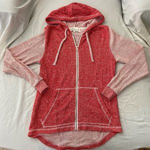 Vintage Havana Red Zip Up Jacket (Size S)